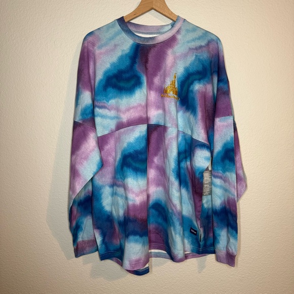 NEW Walt Disney World Mickey & Minnie Anniversary Tie Dye Tee Shirt XL #90A - Picture 4 of 10